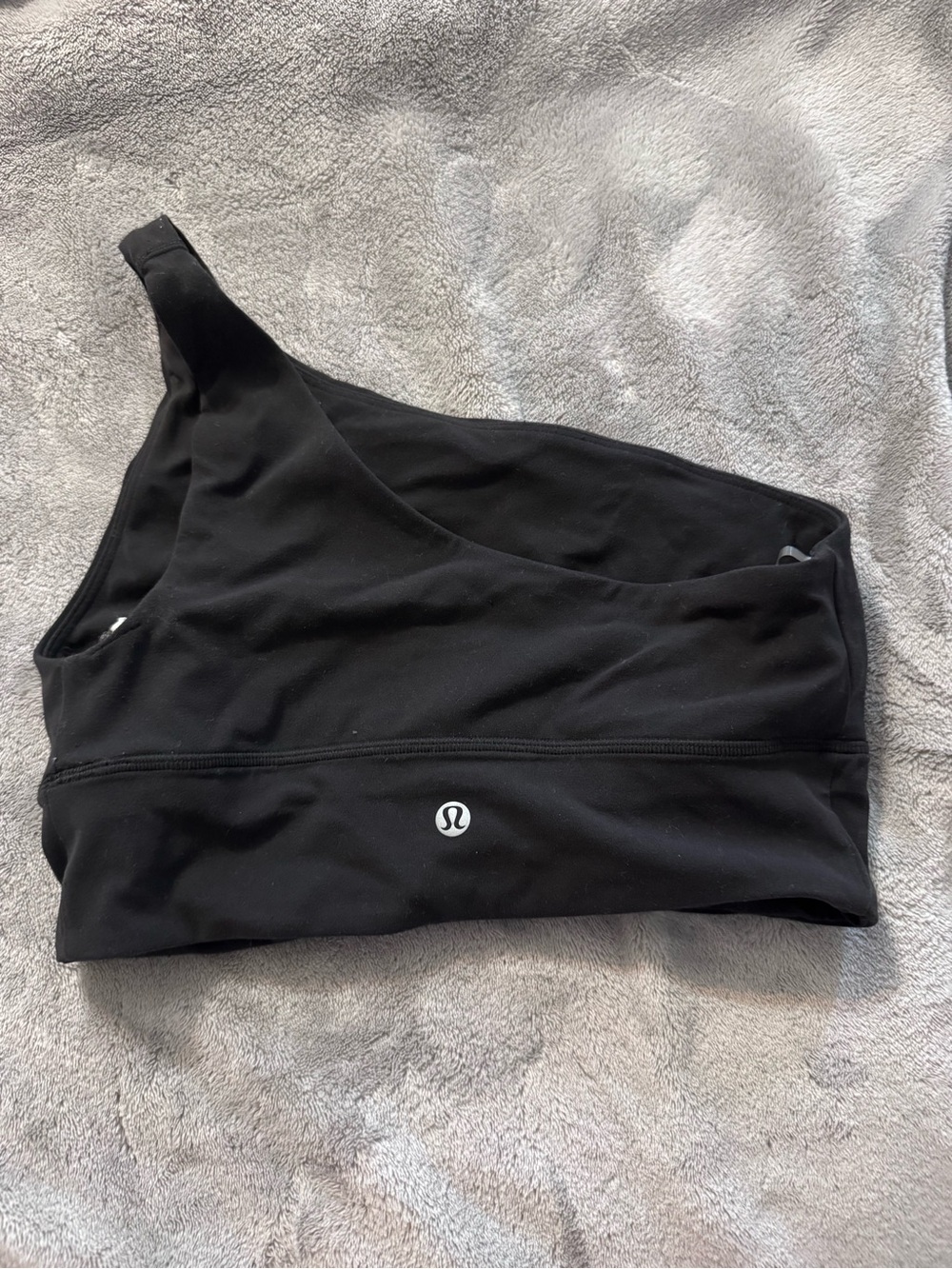 lululemon athletica Black One-Shoulder Sports Bra size 6